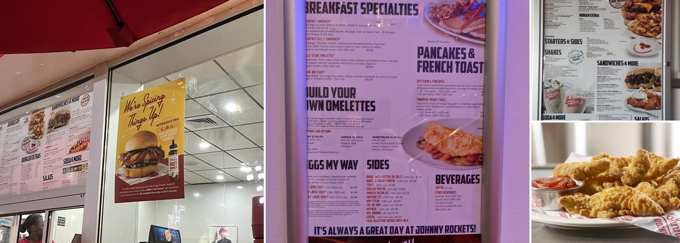 Johnny Rockets Menu