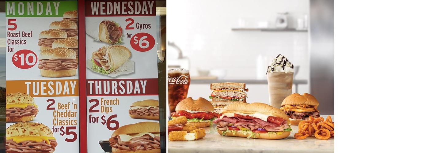 Arby's Menu
