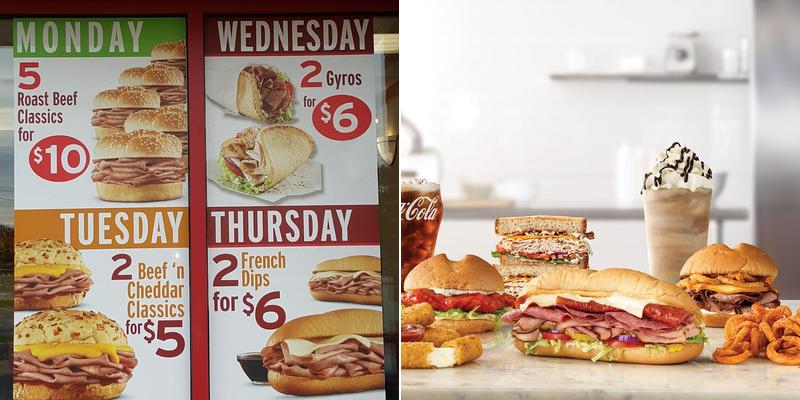 Arby's Menu