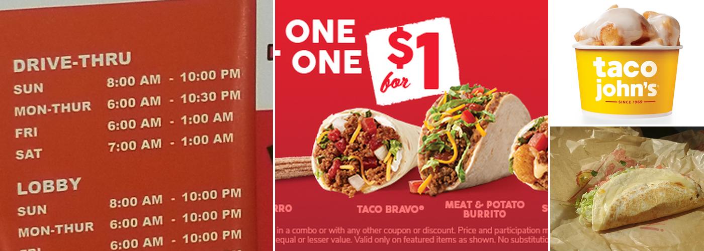 Taco John's Menu