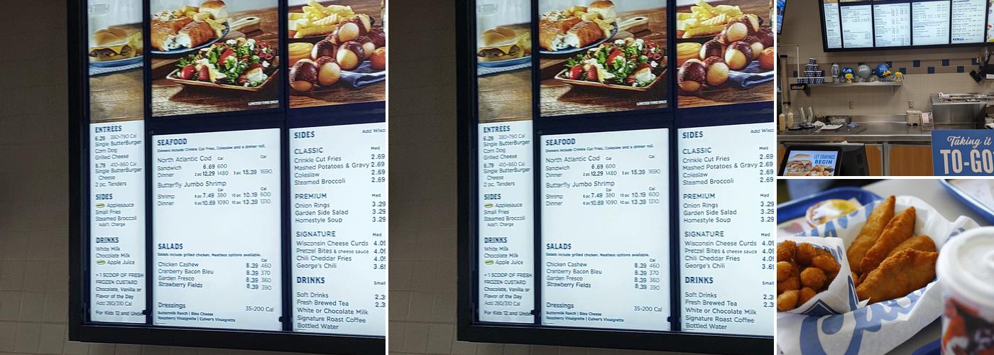 Culver’s Menu