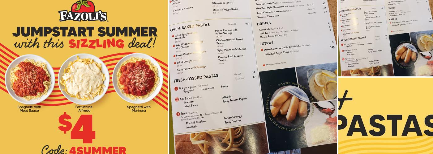 Fazoli's Menu