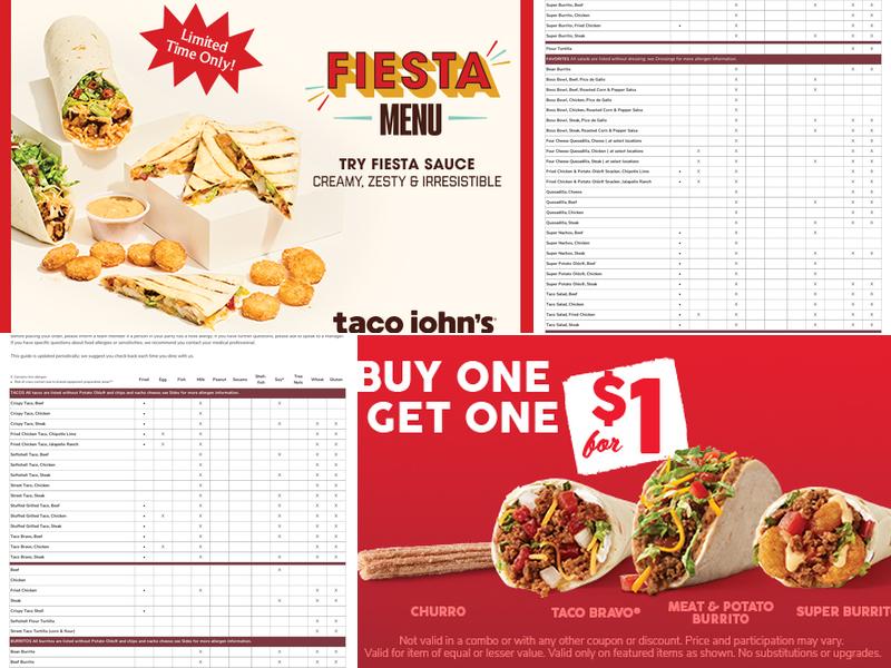Taco John's Menu