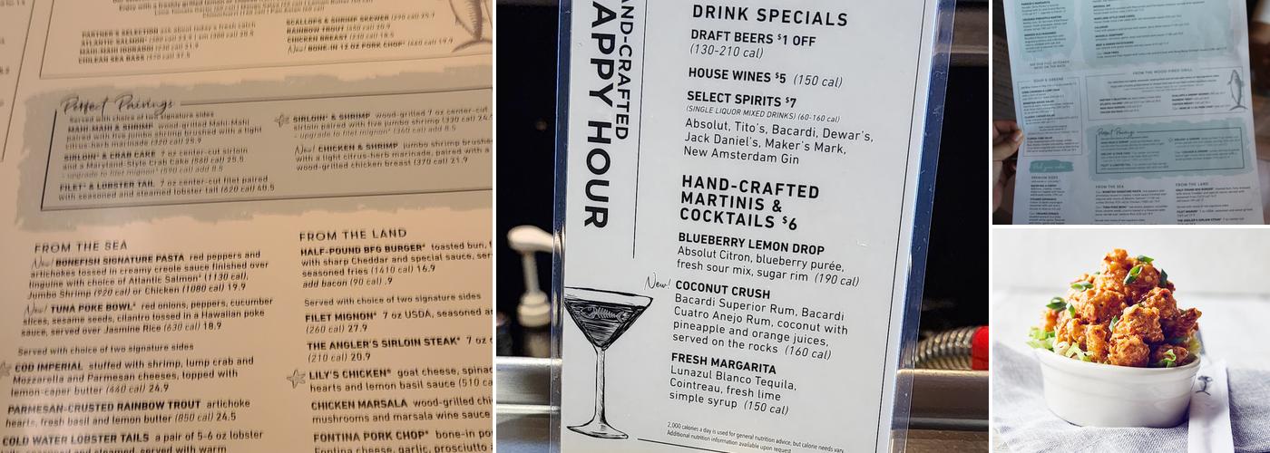 Bonefish Grill Menu