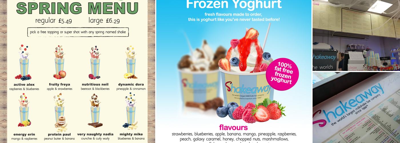 ShakeAway Brighton Menu