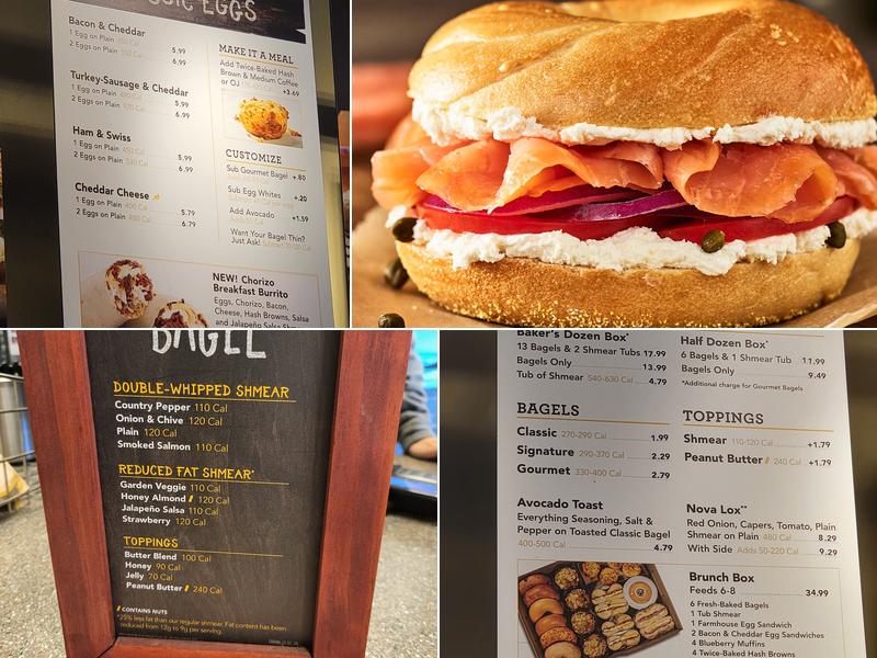 Einstein Bros. Bagels Menu