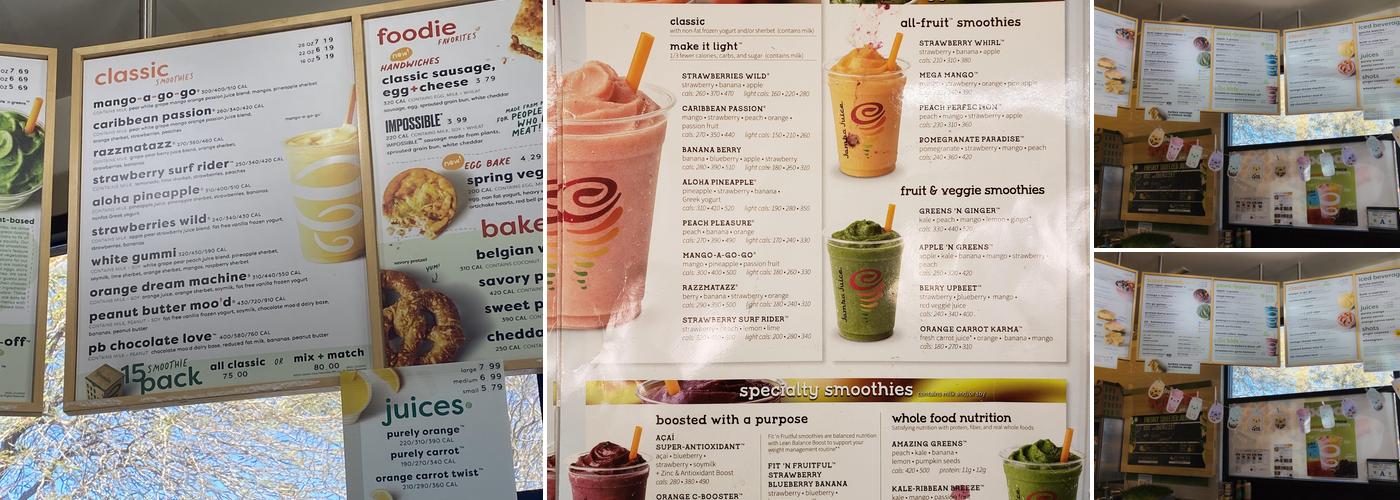 Jamba Menu