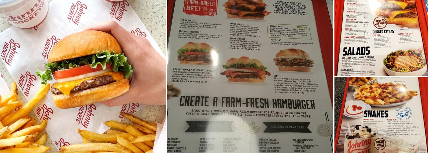 Johnny Rockets Menu