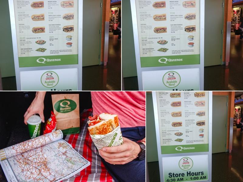 Quiznos Menu