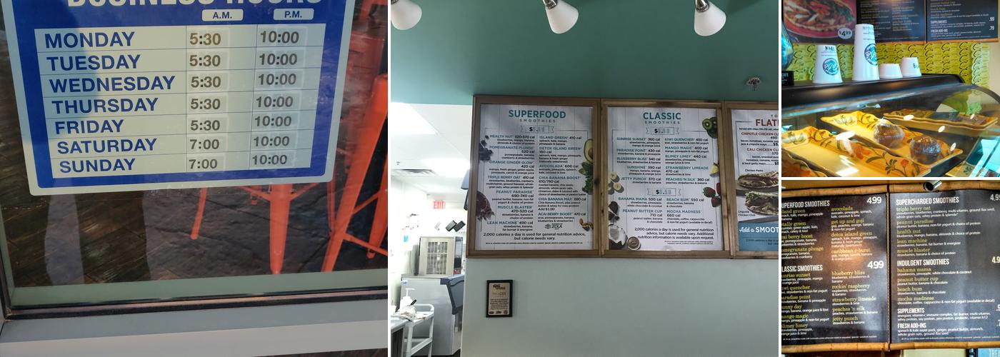 Tropical Smoothie Cafe Menu