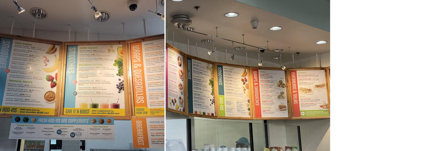 Tropical Smoothie Cafe Menu