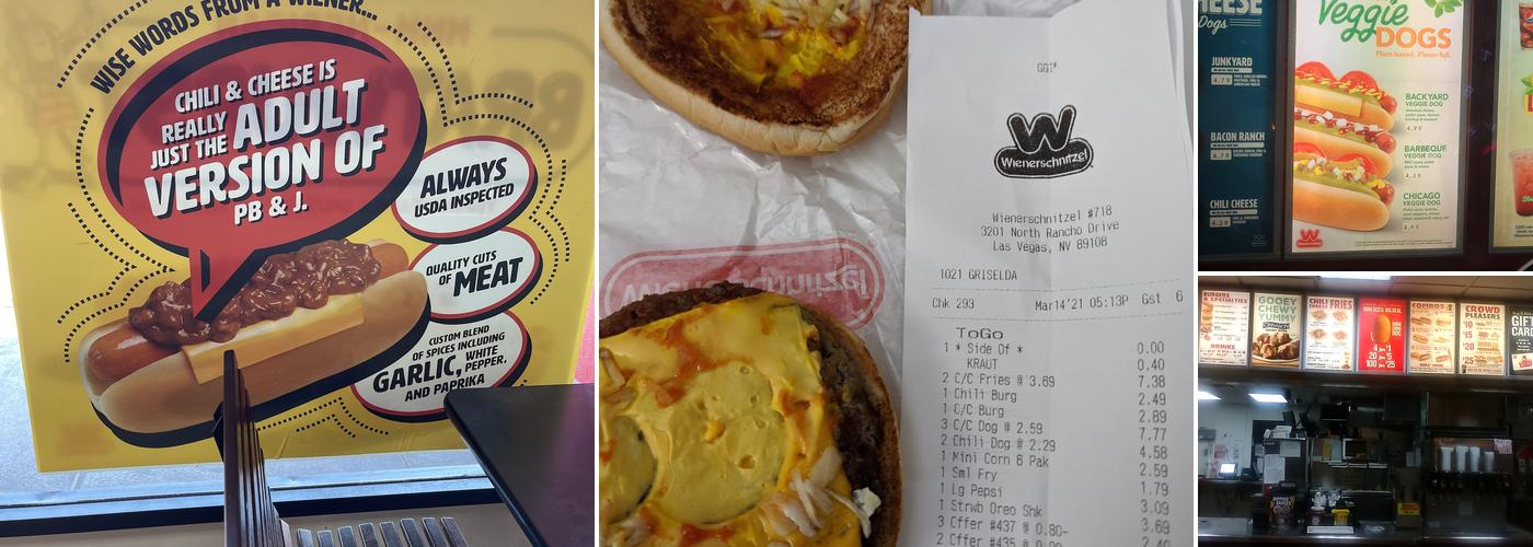 Wienerschnitzel Menu