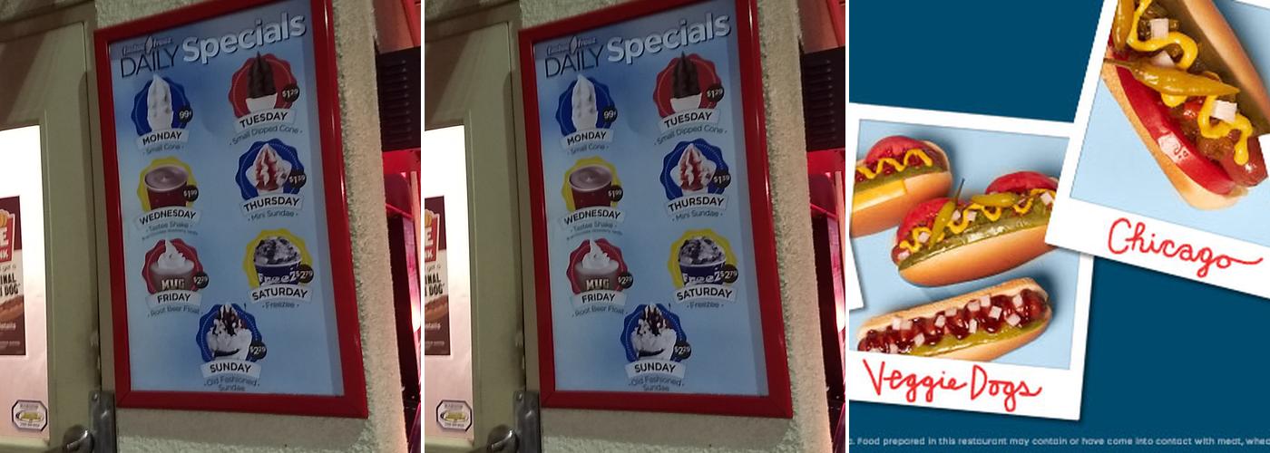 Wienerschnitzel Menu