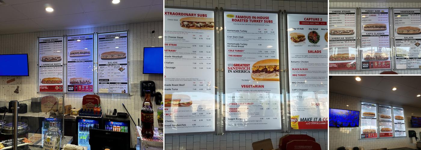 Capriotti's Sandwich Shop Menu