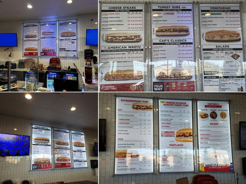 Capriotti's Sandwich Shop Menu