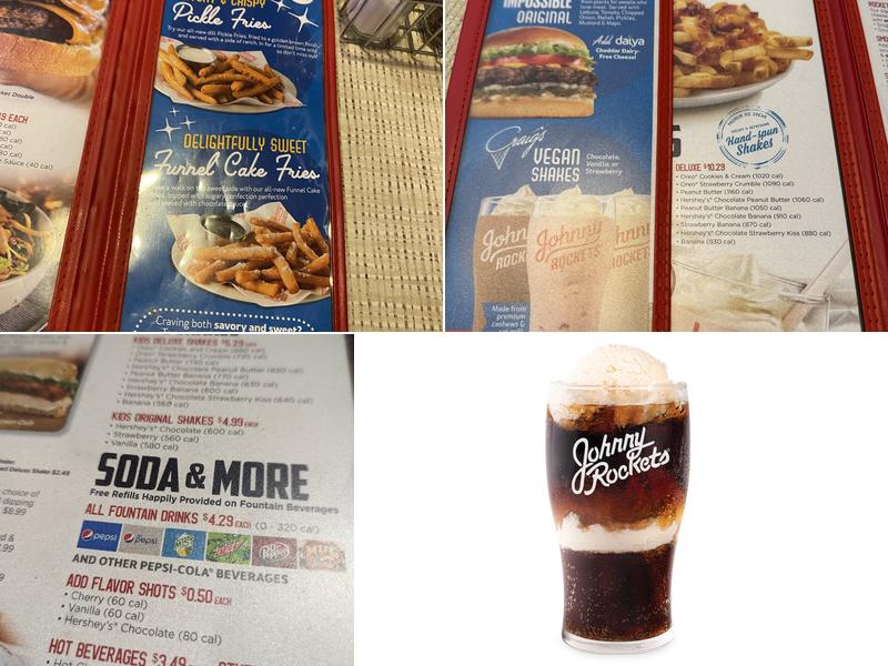 Johnny Rockets Menu