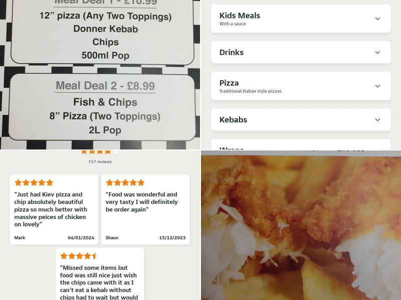 Fletchers Fish & Chips Menu