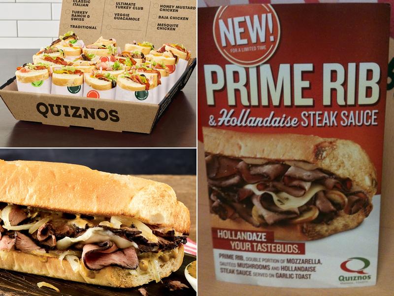 Quiznos Menu