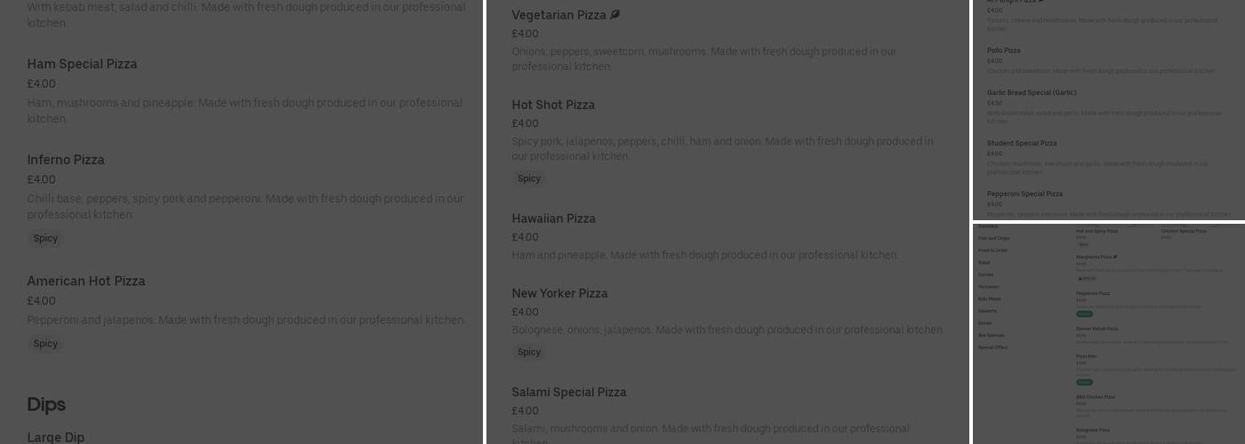 Gills Golden Fry Menu