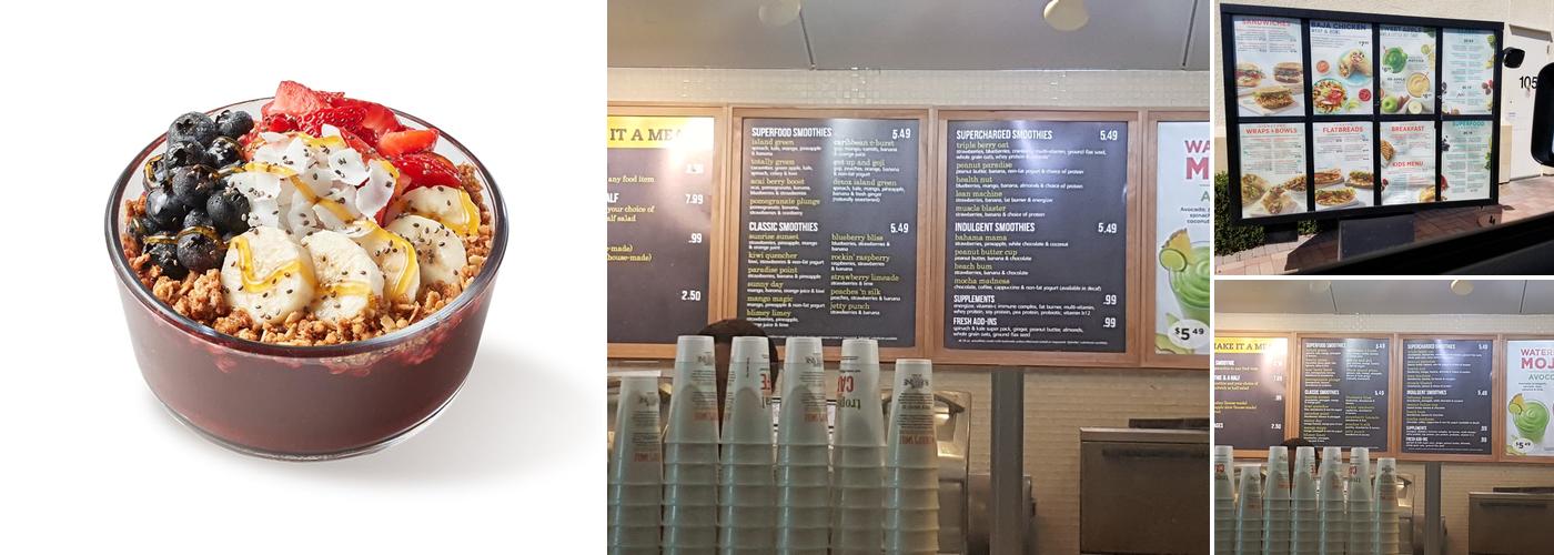 Tropical Smoothie Cafe Menu