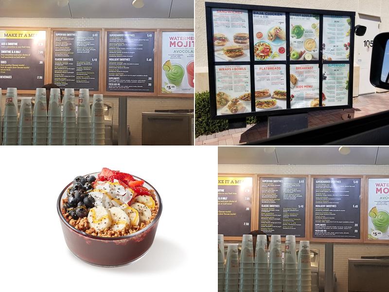 Tropical Smoothie Cafe Menu