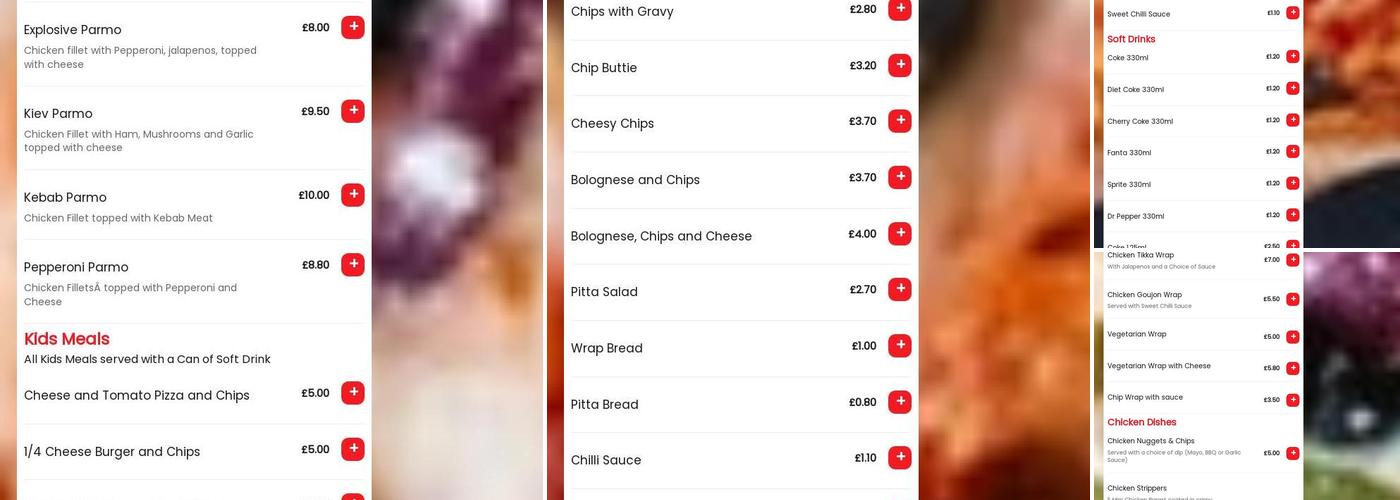 Devitos Silksworth Menu