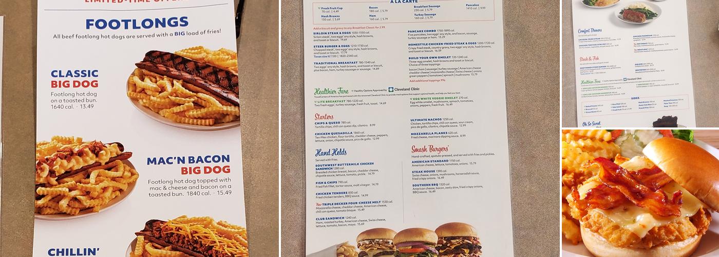 Country Pride Menu