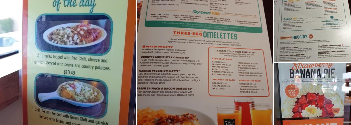 Village Inn Menu