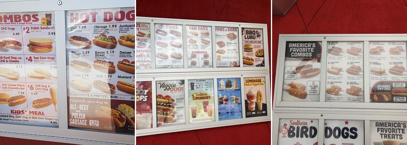 Wienerschnitzel Menu