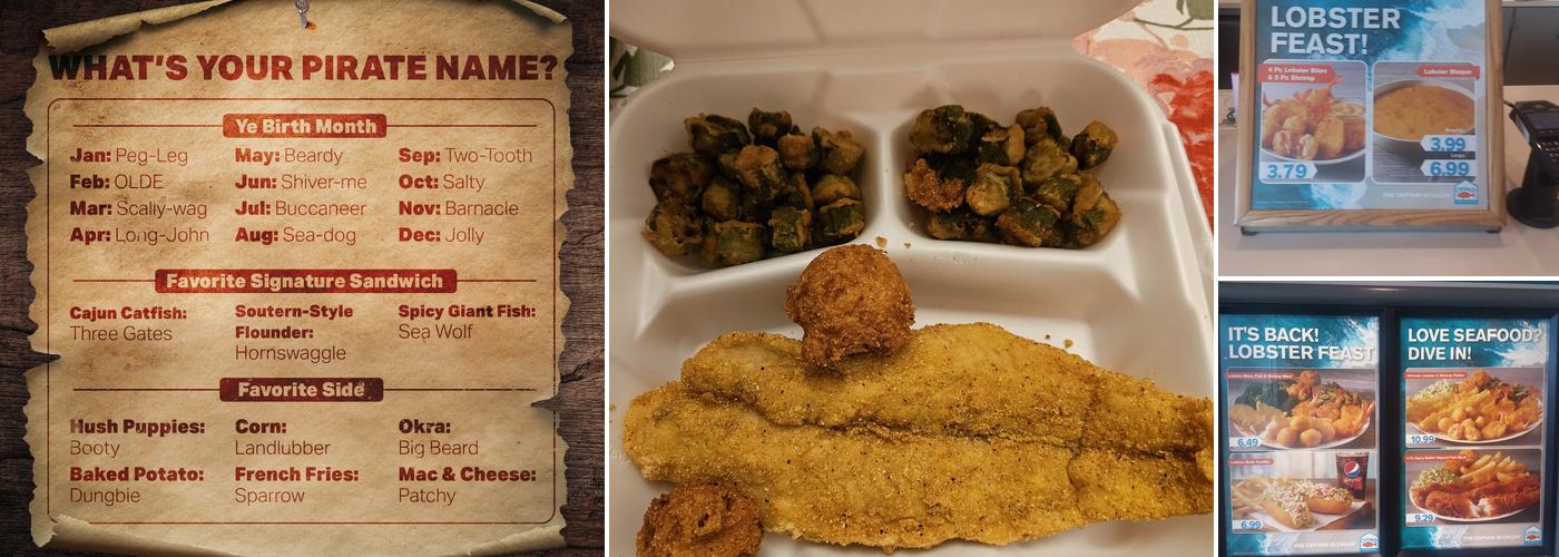 Captain D's Menu