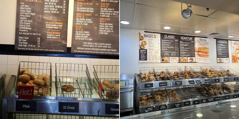 Bruegger's Bagels Menu