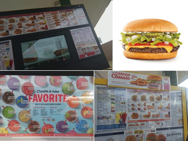 Sonic Drive-In Menu