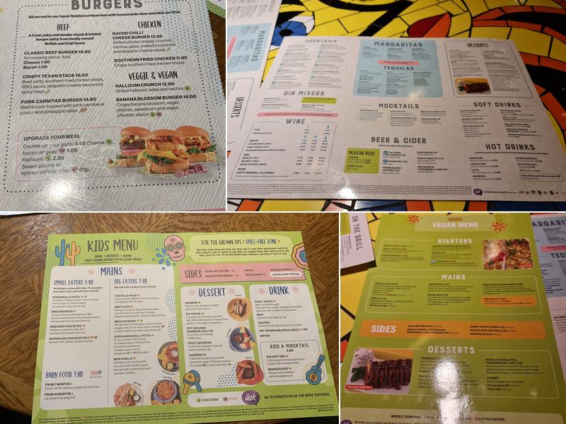 Chiquito Menu