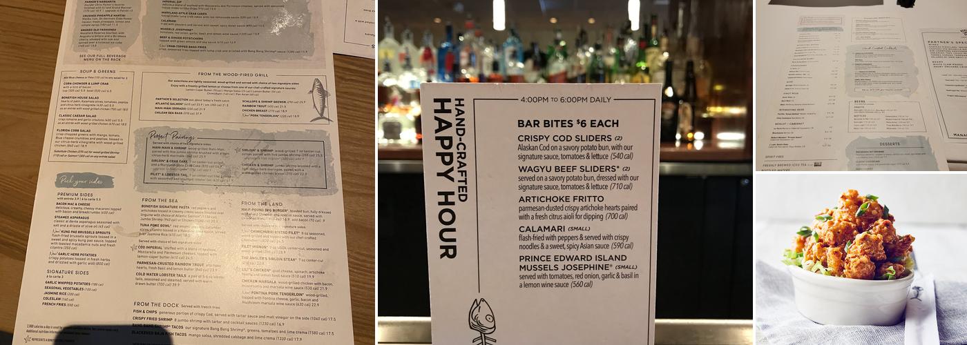 Bonefish Grill Menu