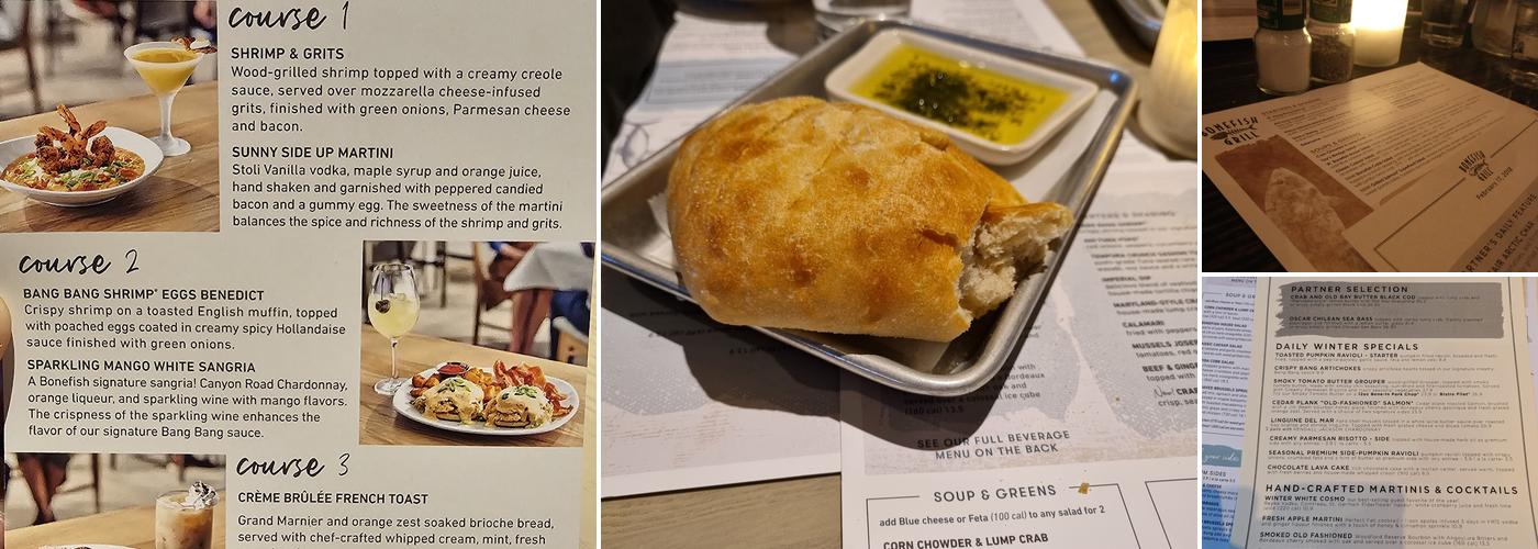 Bonefish Grill Menu