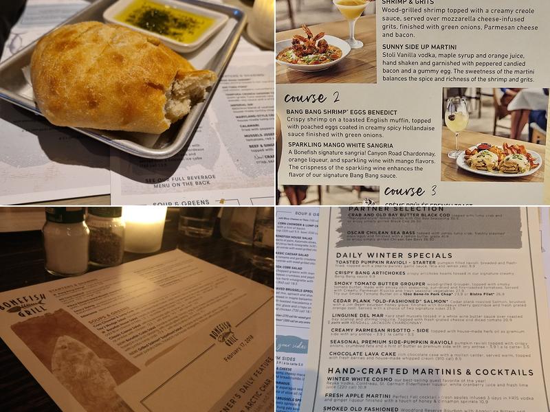 Bonefish Grill Menu