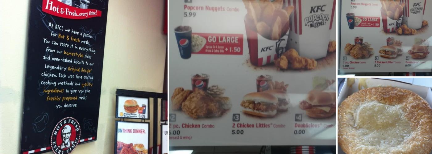KFC Menu