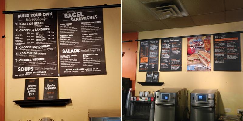 Bruegger's Bagels Menu