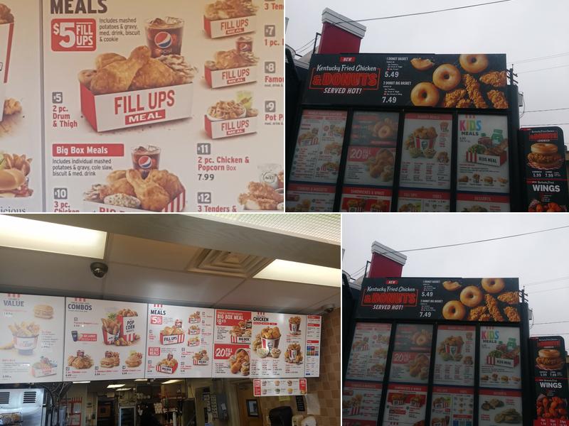 KFC Menu