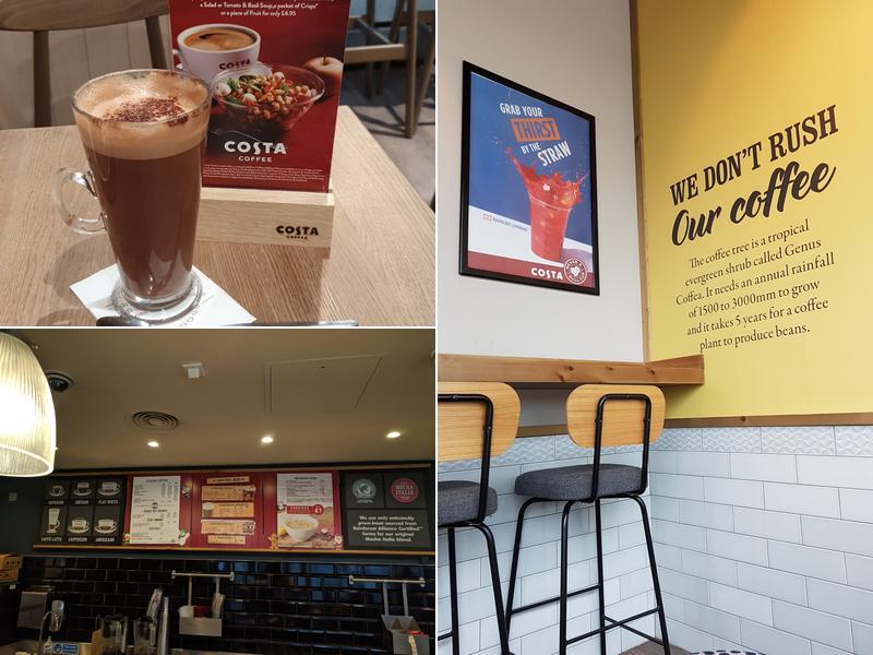 Costa Coffee Menu