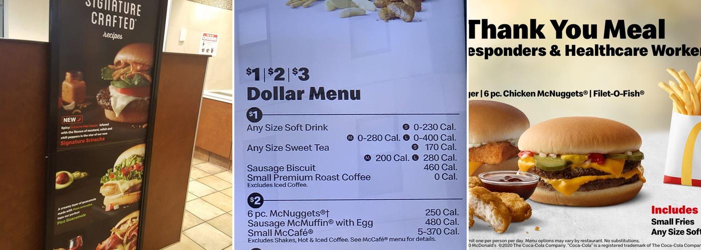 McDonald's Menu