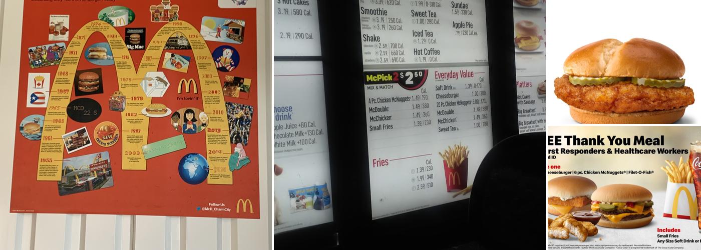 McDonald's Menu