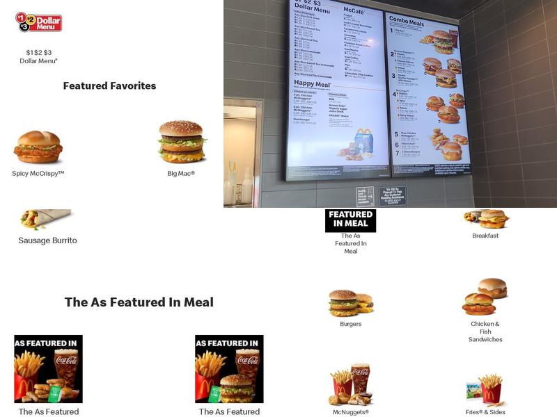 McDonald's Menu