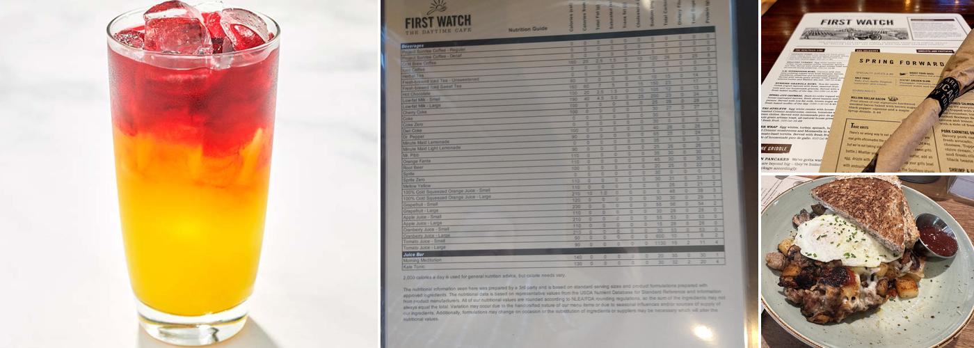 First Watch Menu