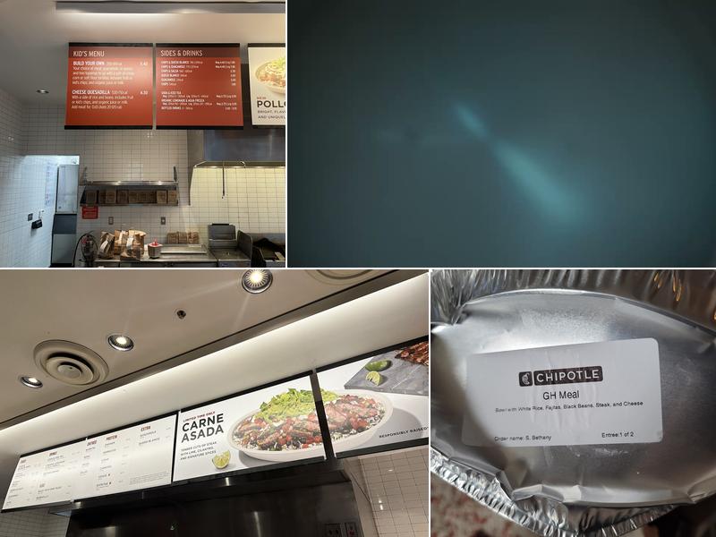 Chipotle Mexican Grill Menu
