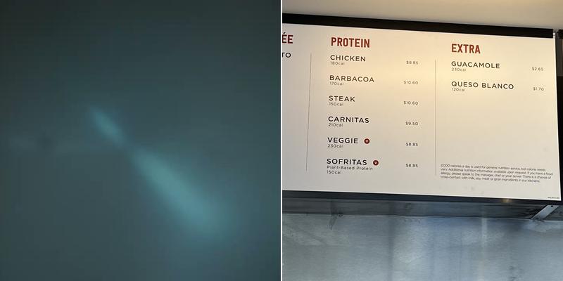 Chipotle Mexican Grill Menu
