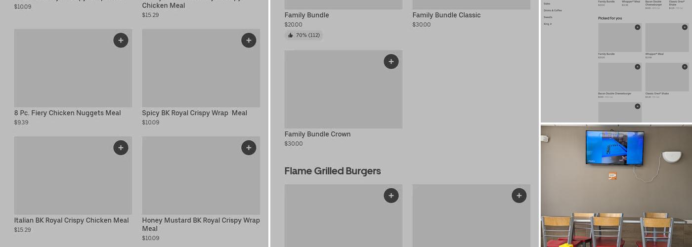 Burger King Menu