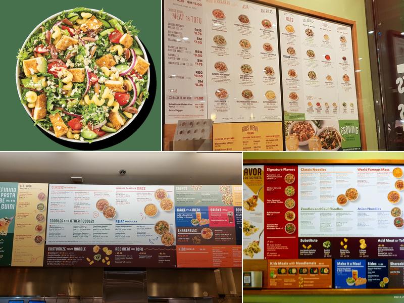 Noodles and Company Menu
