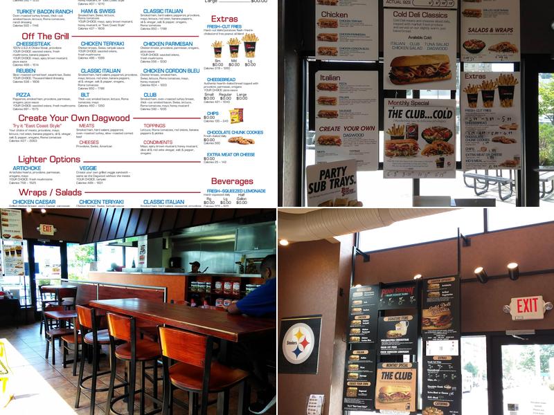 Penn Station East Coast Subs Menu