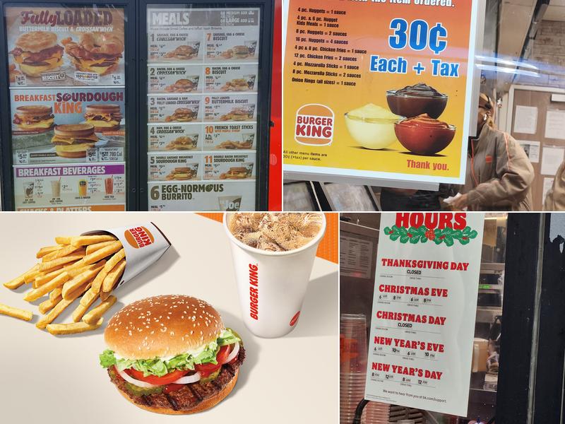 Burger King Menu